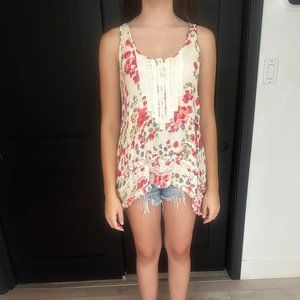 Free People floral tank